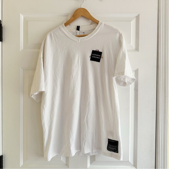 Strateas Carlucci Carbon White Graphic Tee Co-exist Nature Size Mens Medium - Picture 2 of 6